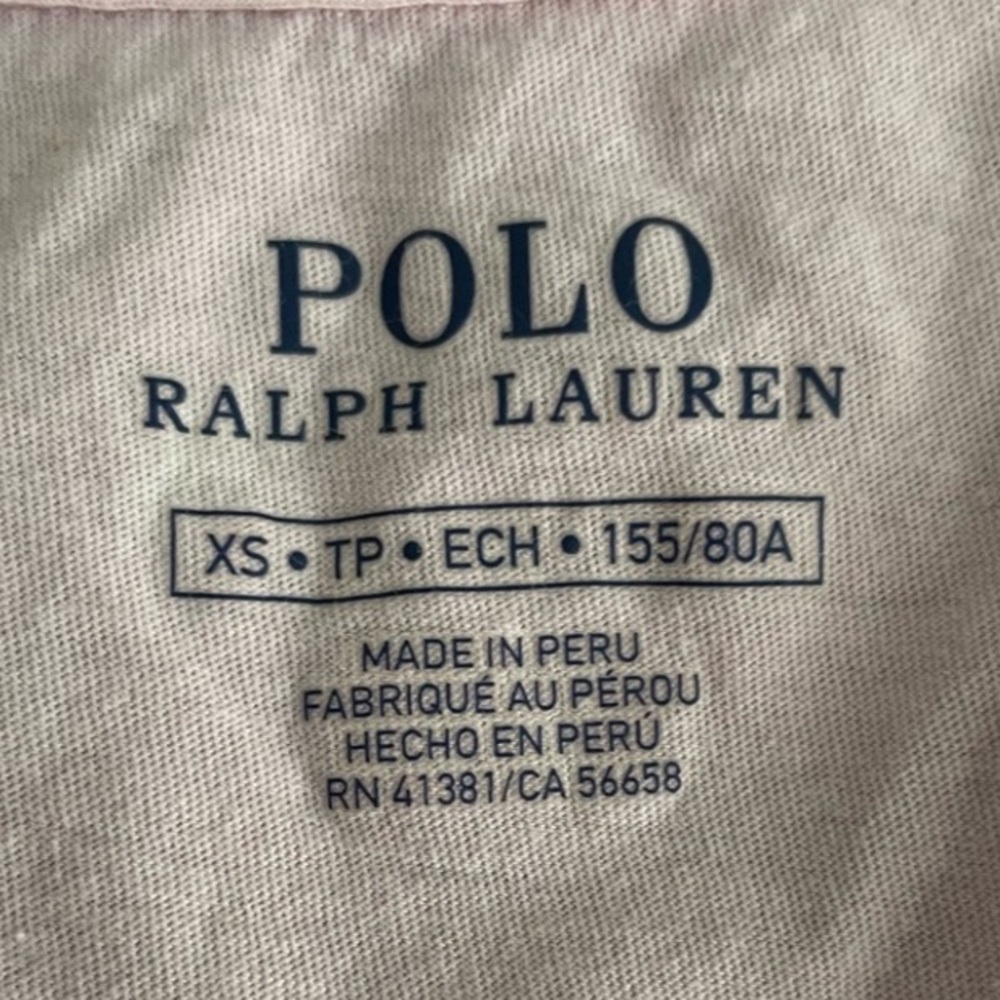 Pink Polo V neck T - Picture 3 of 3